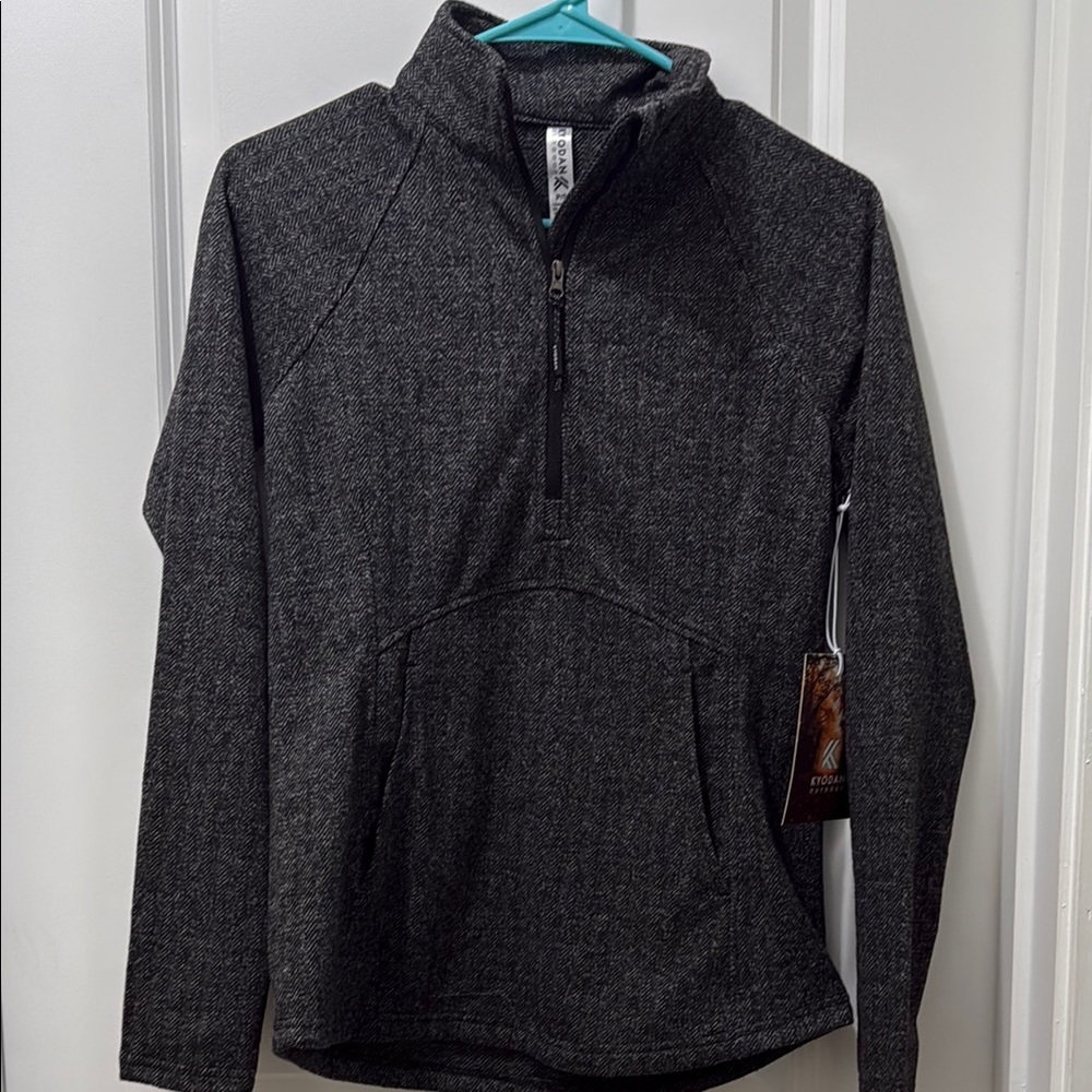 Kyodan Women's Dark Charcoal Half-Zip Pullover